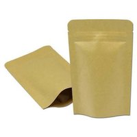Paper zipper pouch