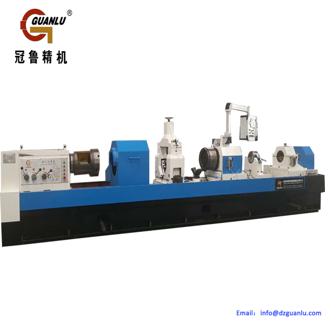 Deep hole drilling and boring machine