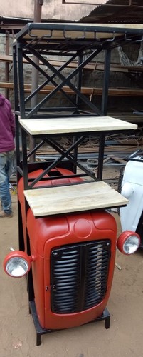 Eco-Friendly Tractor Bar Counter With Shelf