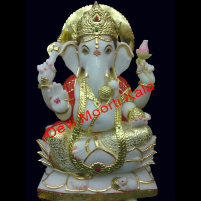 Lord Marble Ganpati Moorti 