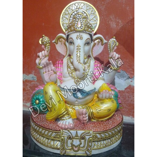 Lord Marble Ganesh Statue - Feature: Durable