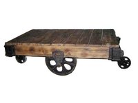 Industrial Cart Table Three Wheels