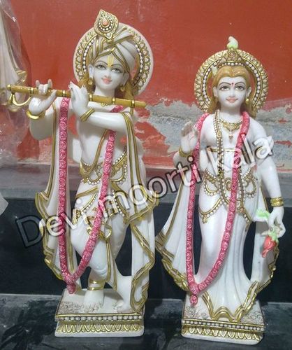 Radha Krishan Marble Idols