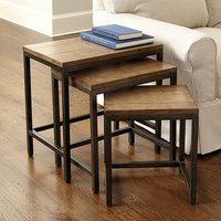 Rectangular Three Pieces Nesting Table