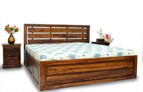 BD03 SHEESHAM WOODEN BED