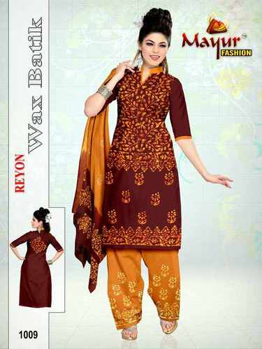 REYON WAX BATIK DRESS MATERIALS