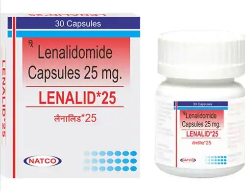 Lenalid 25mg Tablet - Anti-Cancer Treatment for Multiple Myeloma & MDS, Effective Dosage of 5mg to 25mg, 30 Tablets per Pack, Storage at Normal Room Temperature