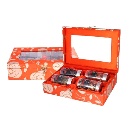 4 Jars Dry Fruits Gift Box
