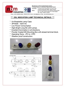 DSL Indication Lamp (PHASE Indicator Lamp)