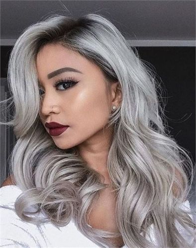 100% Silver Virgin Elite Indian Remy Straight
