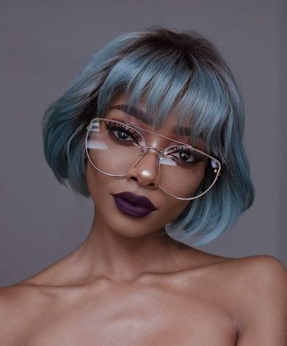 Blue Body Wave Bob