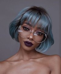 Blue Body Wave Bob