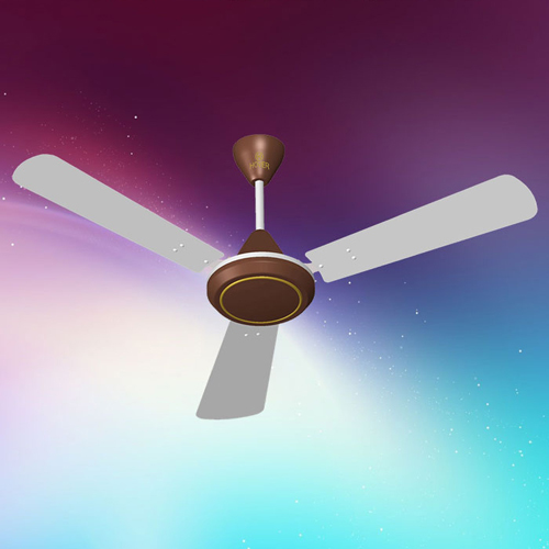 Metal White Cafe Royal Ceiling Fan