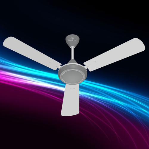 Metal White Gray Ceiling Fan