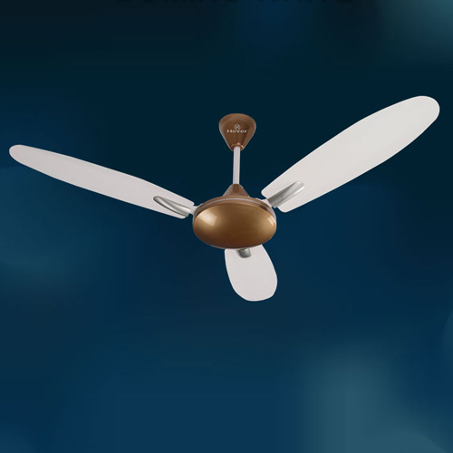 Metal Domino White Ceiling Fan