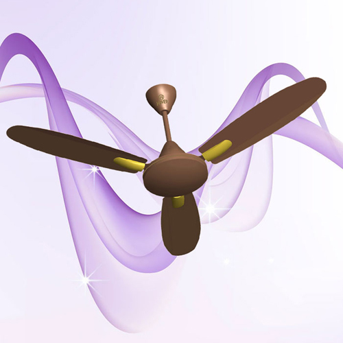 Brown Fawn Gold Ceiling Fan