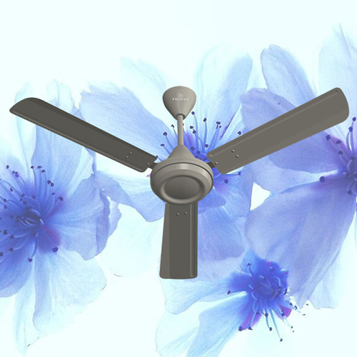 Grey Metallic Silver Ceiling Fan