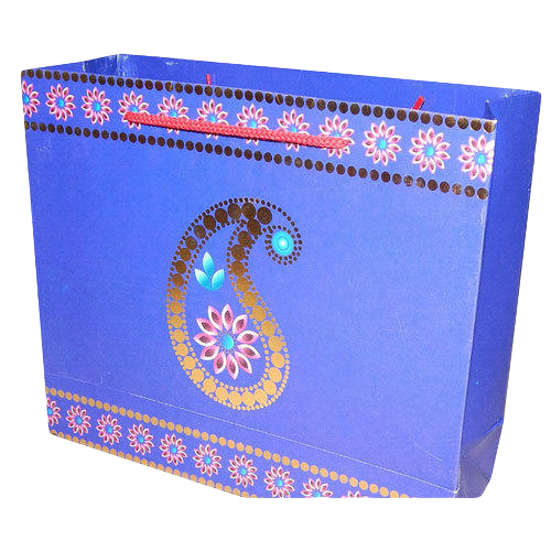 Printed Carry Bag - Custom Size, Embossed Surface | Moisture Resistant, Tear Resistant, Flexiloop & Hand Length Handles