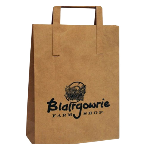 Printed Paper Bags - Custom Sizes & Shapes | Twisted Durable Handles, Embossed Surface Handling, Versatile for Food, Garments & Gifts
