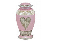 Cashmere Pink Angel Wings Urn