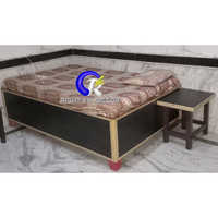 Wooden Single Bed - Premium Grade Wood, Handmade Design, Brown Finish, Easy Installation, Termite And Stain Resistant, Hygienic And Low Maintenance