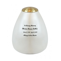 Golden Pearl Cremation Urn