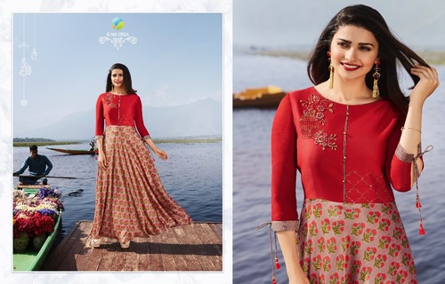 Stylish Long Anarkali Kurtis