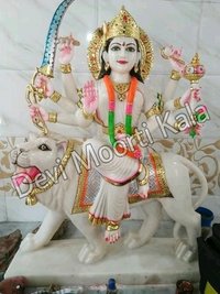 White Marble Durga Mata Idols