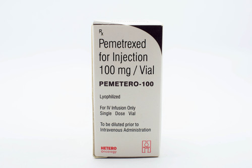 Pemetrexed Injection - Antifolate Antineoplastic 100mg & 500mg Dosage Administered Every 21 Days for Cancer Treatment Requires Folic Acid and Vitamin B12 Supplements