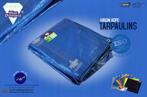 Blue Diamond 0 Filar Uv Tarpaulin - Size: Customise