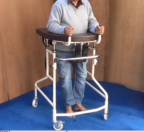SUPPORT-GAITER WALKER, ADULT (with Seat & Elbow Support)