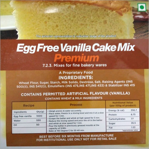 Egg Free Premium Vanilla Cake