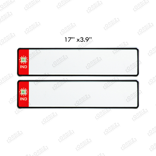 Ind Number Plate Design
