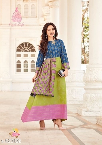 selfi-printed Kurti Palazzo Set Fabric:Kurti-Cotton/Rayon,Palazzo-Cotton/Rayon Sleeves:Sleeves are included selfi-printed Kurti Palazzo Set Fabric:Kurti-Cotton/Rayon,Palazzo-Cotton/Rayon Sleeves:Sleeves are included