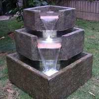 Wood Decorative Outdoor Fountain
