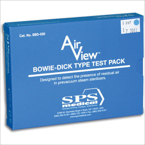 Bowie Dick Test Pack - High-Quality Test Strips, Accurate Performance for Validation of Sterilization Processes