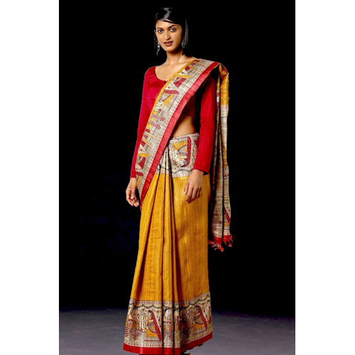 Ladies Half Silk Party Wear Saree