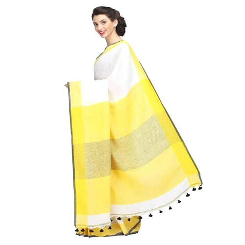 Ladies Half Silk Casual Wear Saree