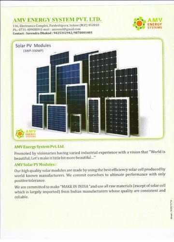 200 to 300W Solar Photovoltaic Panels