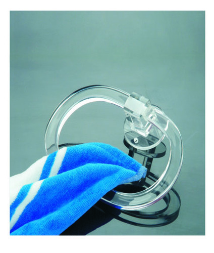 Ring-Shaped Towel Holder - Metals Type: Cast Iron