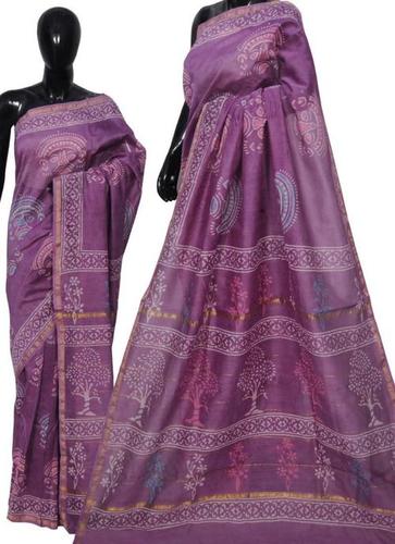 Chanderi Saree - Cotton Silk Fabric, Elegant Handwoven Design and Breathable Texture