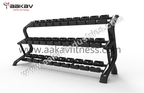 Dumbbell Rack (15 Pair)  X5 Aakav Fitness