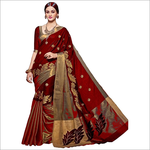 Beatiful Design in Cotton Silk Sarees