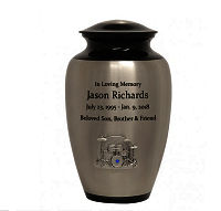 Heart of Roses Pewter Urn