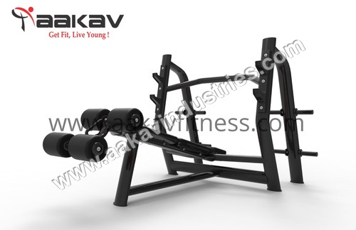 Olympic Decline Bench X5 Aakav Fitness By N S INTERNATIONAL