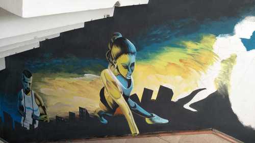 Designer Gym Wall Art Painting