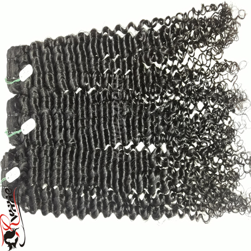 Natural Curly Extensions Human Hair Weft
