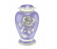 Beautiful Cashmere Purple Rose Urn