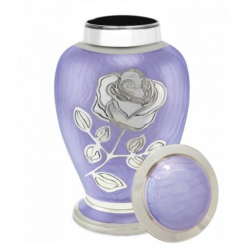 Beautiful Cashmere Purple Rose Urn