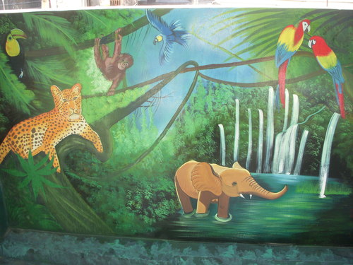 Jungle Wall Painting